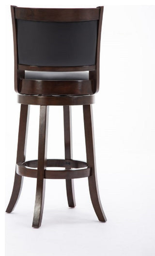 Augusta Swivel Bar Stool, Cappuccino