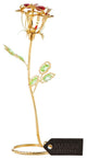 24K Gold Plated Rose Flower Tabletop Ornament
