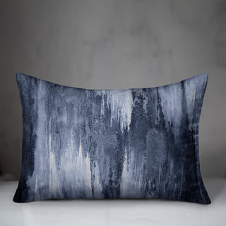Blue Painted Abstract 14x20 Indoor/Outdoor Pillow