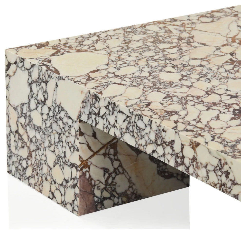 Alpine Coffee Table, Calacatta, Marble
