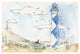 "Coastal Life VIII" Digital Paper Print by Anne Tavoletti, 38"x26"