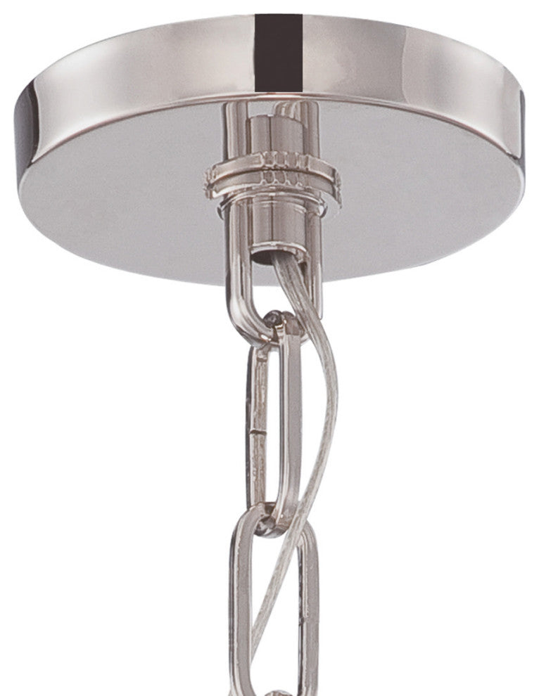 Crystorama Lighting Group 2265 Jennings 3 Light 18"W Pendant - Polished Nickel