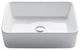 Elavo Ceramic Rectangle Vessel White Sink
