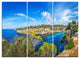 "Famous Cove of Cala Pi Mallorca" Metal Wall Art, 3 Panels, 36"x28"