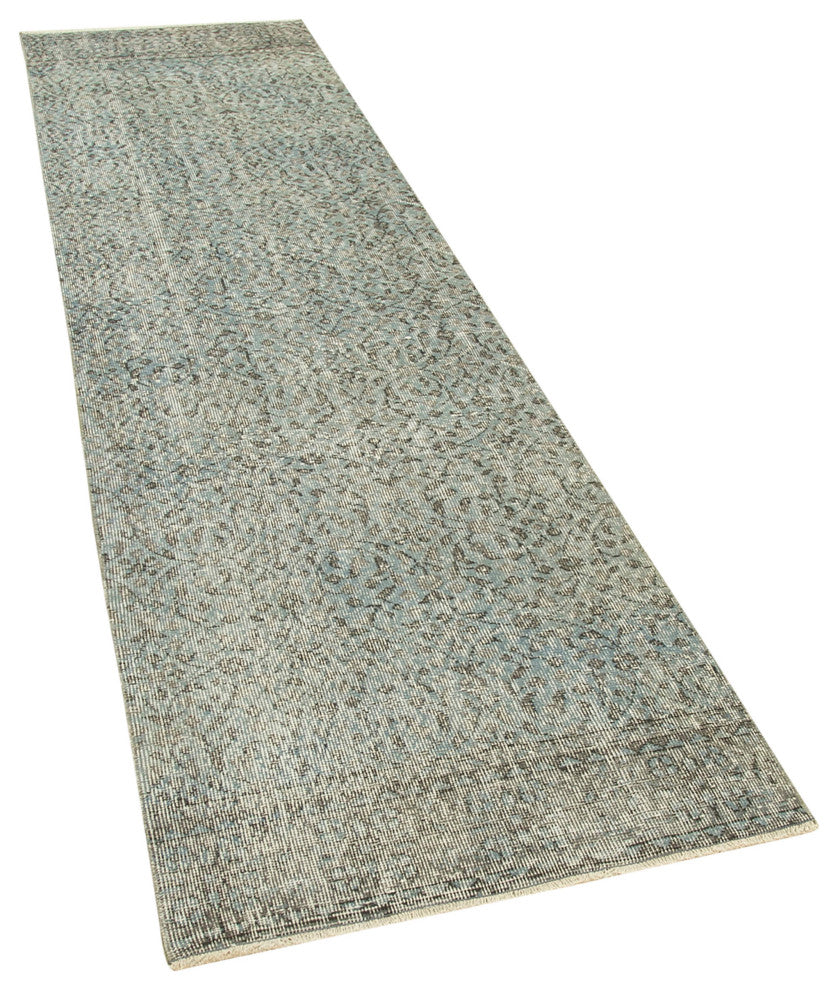 Rug N Carpet - Handmade Oriental 2' 7" x 9' 11" Wool Floor Runner Rug