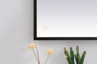Modern Black Led Mirror