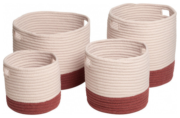 Colonial Mills Basket Cortland Basket Red Round