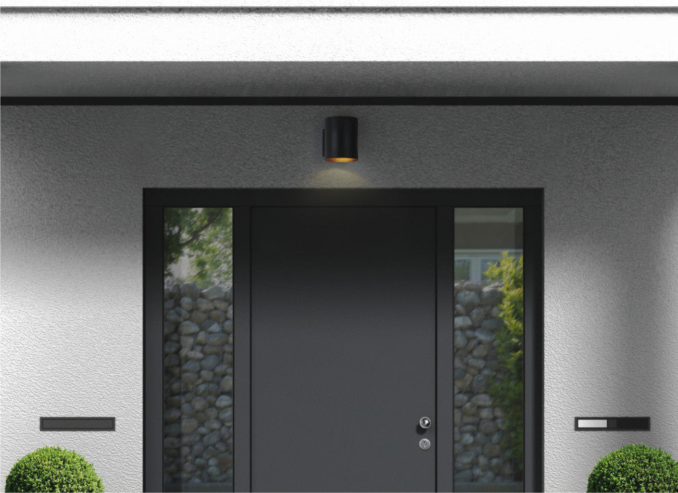 Maxim 86401 Outpost 7" Tall LED Outdoor Wall Sconce - Brushed Aluminum