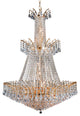 Artistry Lighting Victoria Pandluque Crystal Chandelier, Gold, 32"x43"
