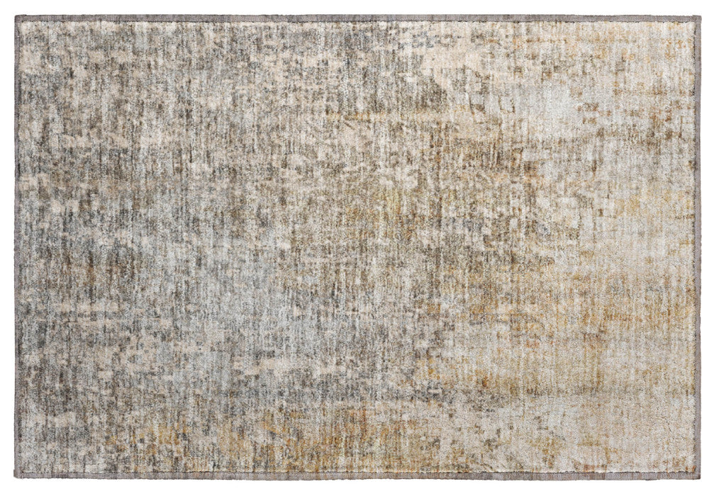 Premium Machine Washable Mayfield AMF581 Beige 1'8" x 2'6" Rug