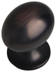 Utopia Alley Danbury Oval Cabinet Knob, 1.3", Oil Rubbed Bronze, 10 Pack