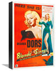 "Blonde Sinner" Stretched Canvas Giclee by Hollywood Photo Archive, 11x16"