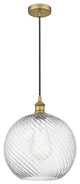 Innovations 616-1P-BB-G1214-12 1-Light Mini Pendant, Brushed Brass