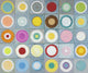 Marmont Hill, "Colors Round" by Julie Joy Painting on Wrapped Canvas, 48x40