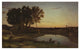 "Landscape with Lake and Boatman" Print by Jean-Baptiste-Camille Corot, 32"x20"