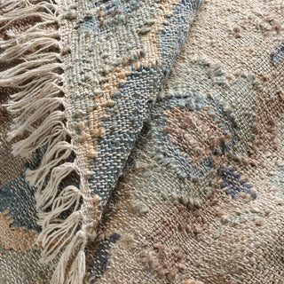 Dash & Albert Pali Blue Handwoven Jute Rug, Blue, 3' x 5'