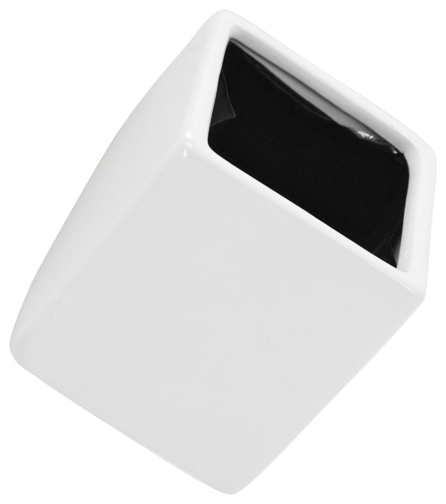 Large Cube Wall Planter, White