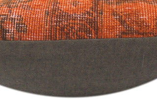 Shabby Chic Caruana Vintage Distressed Handmade Rug Pillow