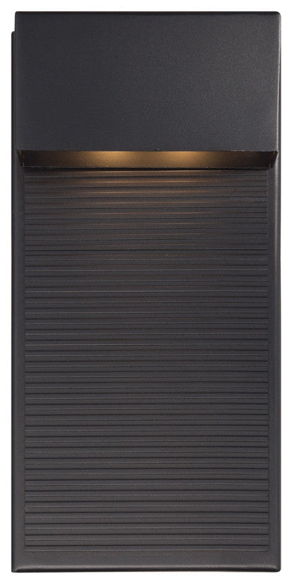 Modern Forms Hiline LED Wall Light, Black, 12"