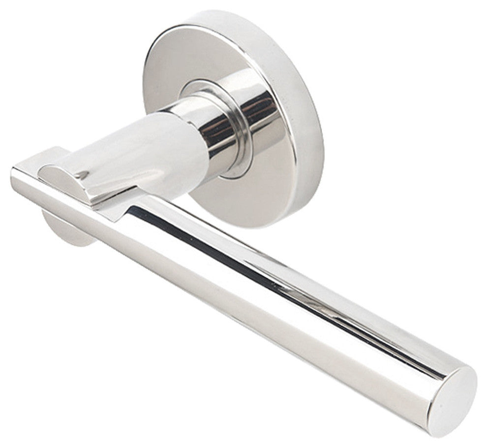 Sequoia Lever, Tubular Privacy, Polished Stainless Steel, 2-3/4" Backset