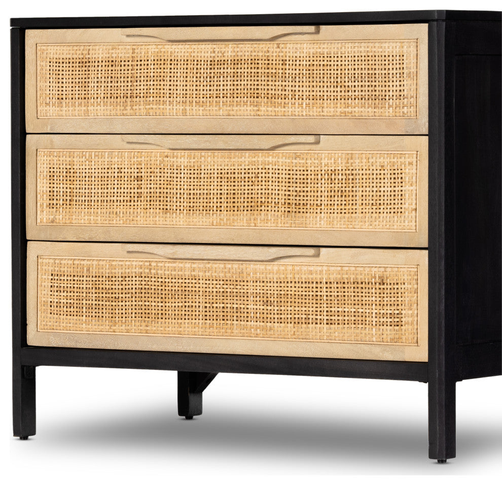 Sydney Large Nightstand-Black Wash