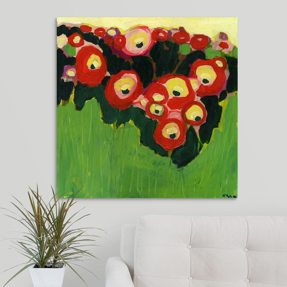 Posies Found Wrapped Canvas Art Print, 30"x30"x1.5"