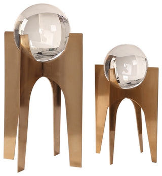 New Uttermost Ellianna Crystal Spheres, 2-Piece Set