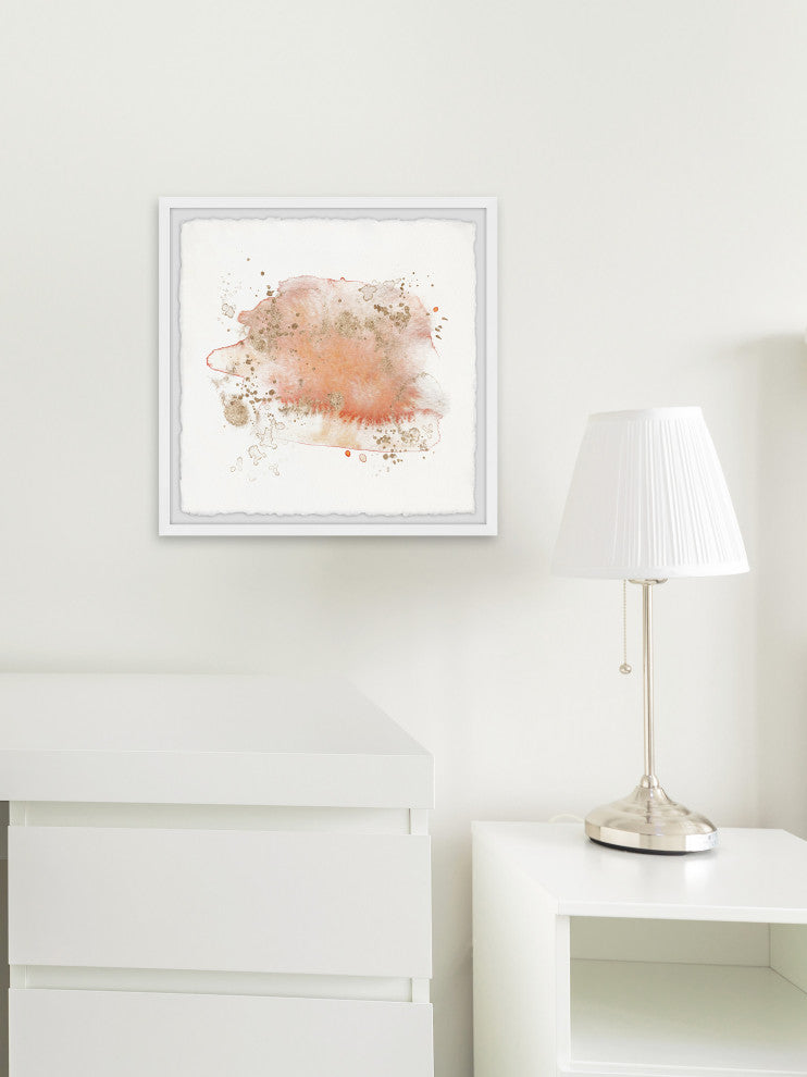 "The Invisible Approach" Framed Painting Print, 12x12