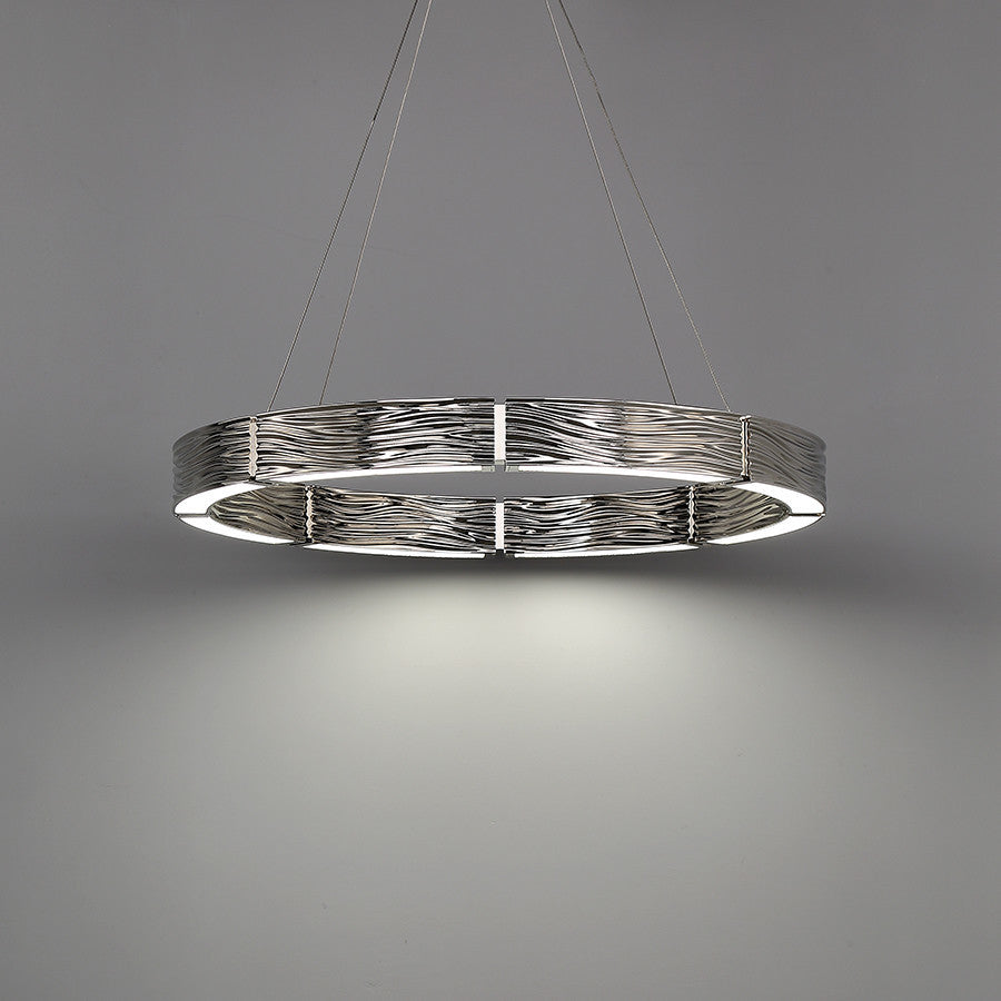 Modern Forms Zelda 29" LED Chandelier in Polished Nickel