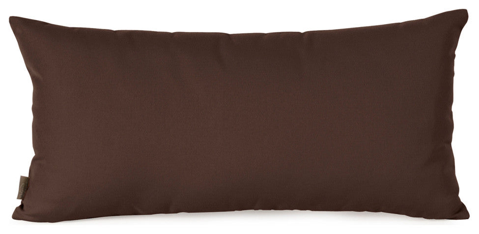 Seascape Kidney Pillow, Chocolate