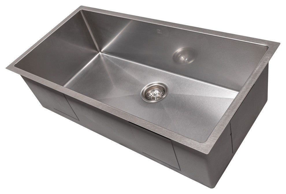 ZLINE 36" Meribel Undermount Kitchen Sink Fingerprint Resistant Stainless Steel