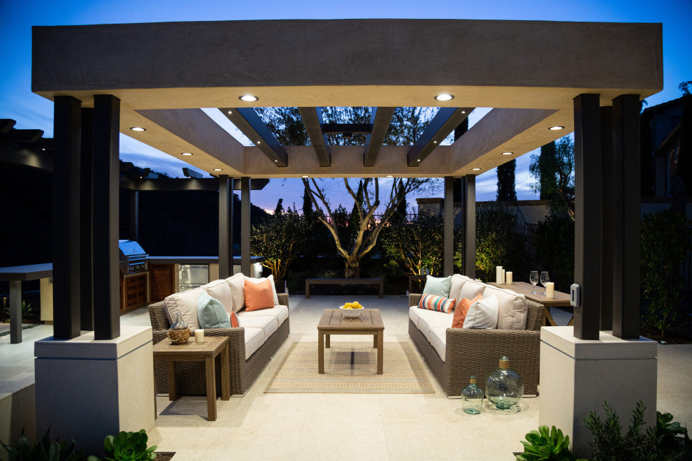 Coronado Spectrum Carbon Plush Weather Resistant Outdoor Sofa