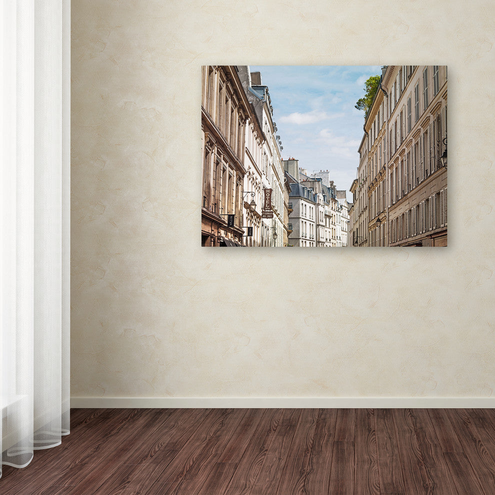 'Parisian Buildings' Canvas Art by Preston