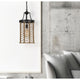 Lillington 1 Light 22" Height Black Metal Pendant