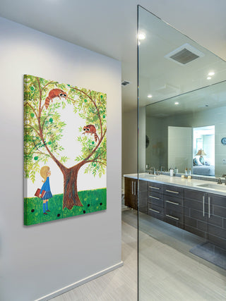 "Red Pandas" Painting Print on Canvas by Curtis