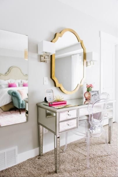 Stack Stackable Ghost Style Side Chair Dining Room Chair Armless Assembled Chair, Clear