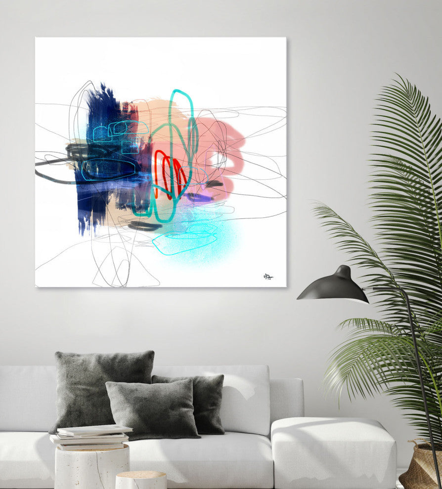 Loving Life III - 84 x 84 by Lisa Ridgers