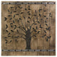 Rustic Brown Barn Door Tree of Life Wall Art