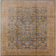 Ahgly Company Indoor Square Mid-Century Modern Area Rugs, 7' Square