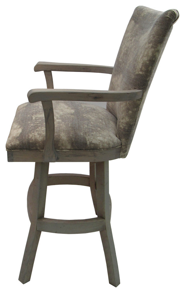 Swivel Wood Counter 26" 30" Extra Tall 34" Bar Stool 700 S-Base, Mountain Brown, Dl, 34"