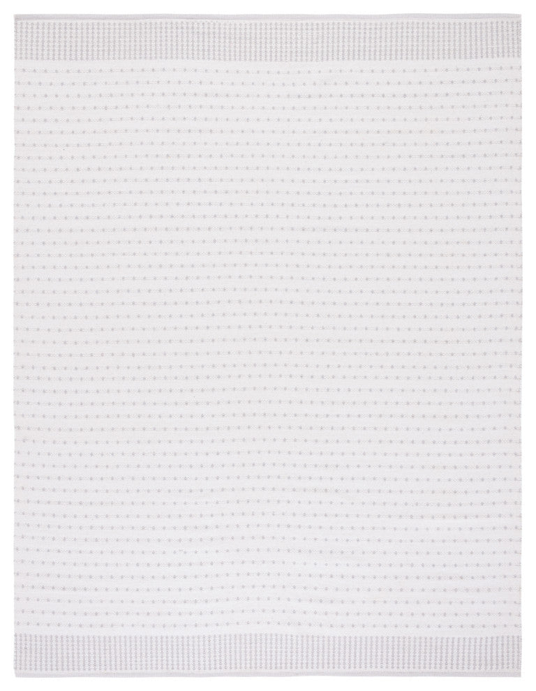 Safavieh Montauk Collection MTK714G Rug, Light Grey/Ivory, 8' x 10'