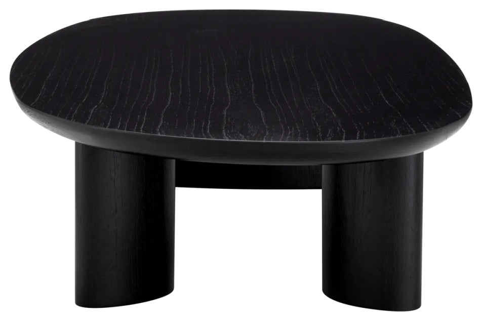 Scandi Oak Oval Coffee Table | Eichholtz Lindner, Black