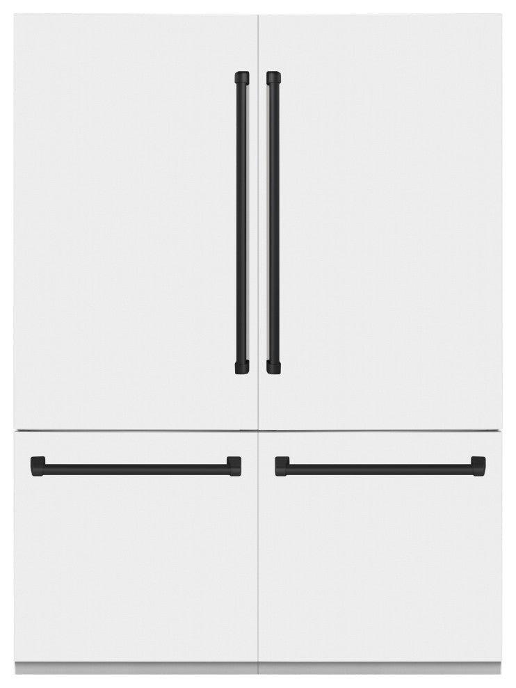 ZLINE Refrigerator With Internal Water, White Matte RBIVZ-WM-60-MB