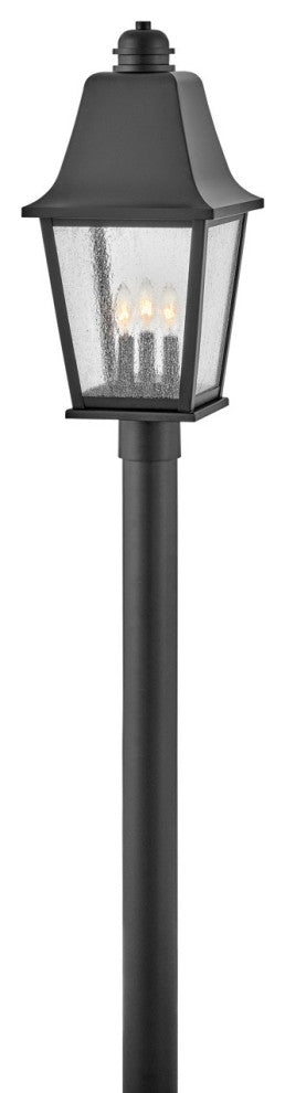 Kingston LED Post Top or Pier Mount, Black