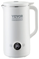 VEVOR Nut Milk Maker 8-in-1 Soy Milk Maker 8-Leaf Blades 600ML 2-18 Hours Timer