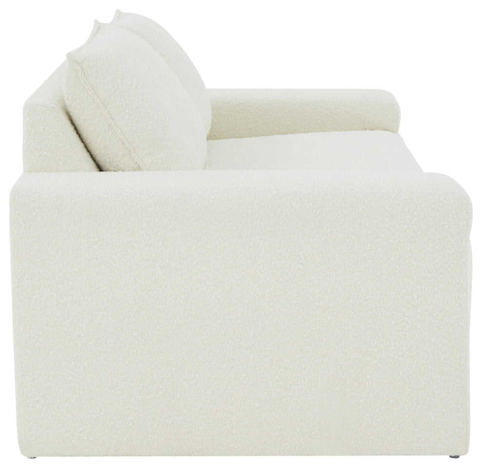 Maeve Cream Boucle Loveseat