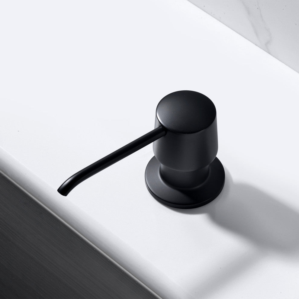 Kitchen Soap/Lotion Pump Dispenser, Matte Black