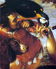 Agostino Carracci Hairy Harry Mad Peter and Tiny Amon Wall Decal