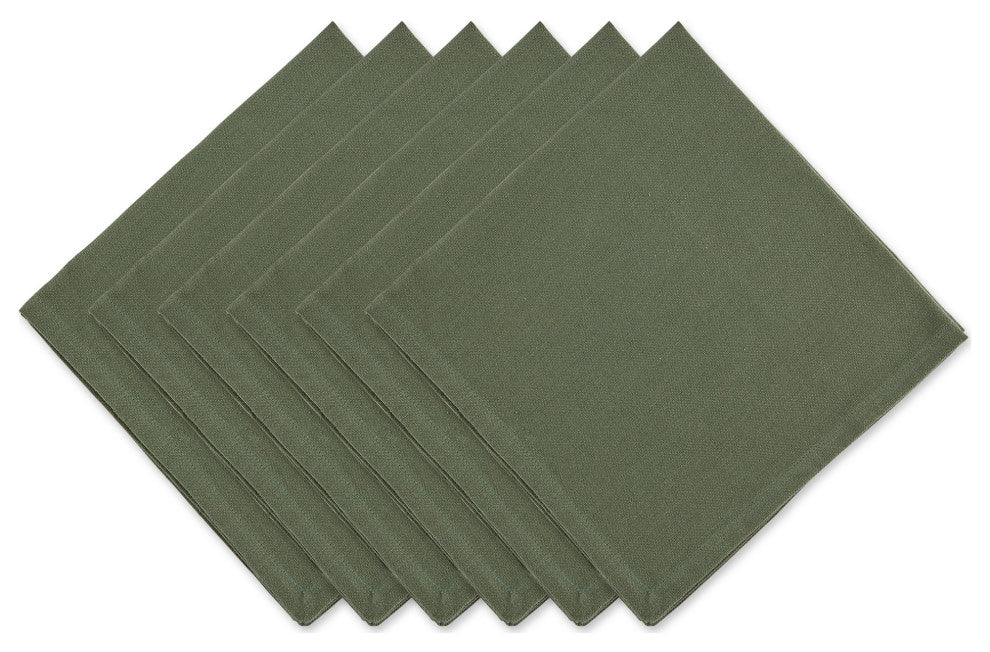 Artichoke Green Solid Na-Packin, Set Of 6