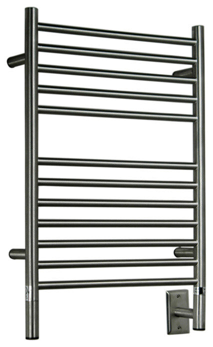 Amba Jeeves E Straight Wall Mounted Towel Warmer, Brushed